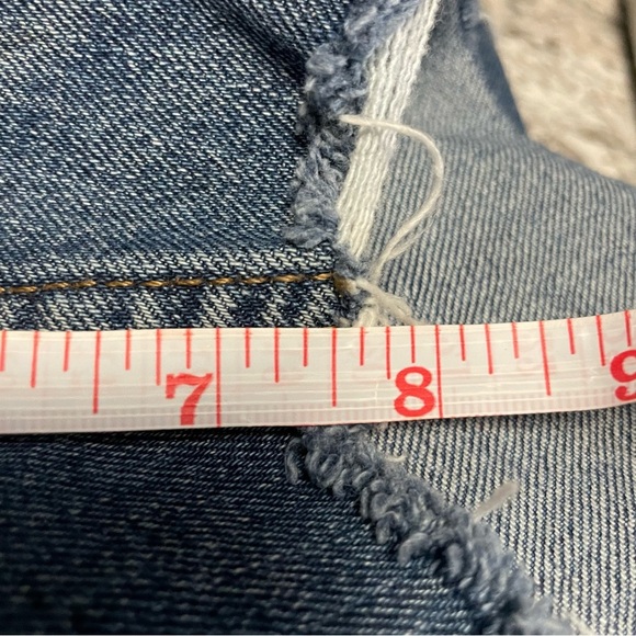 Levi Strauss Signature Denim Blue Jean Cut off Shorts Women’s 29 - Picture 11 of 11